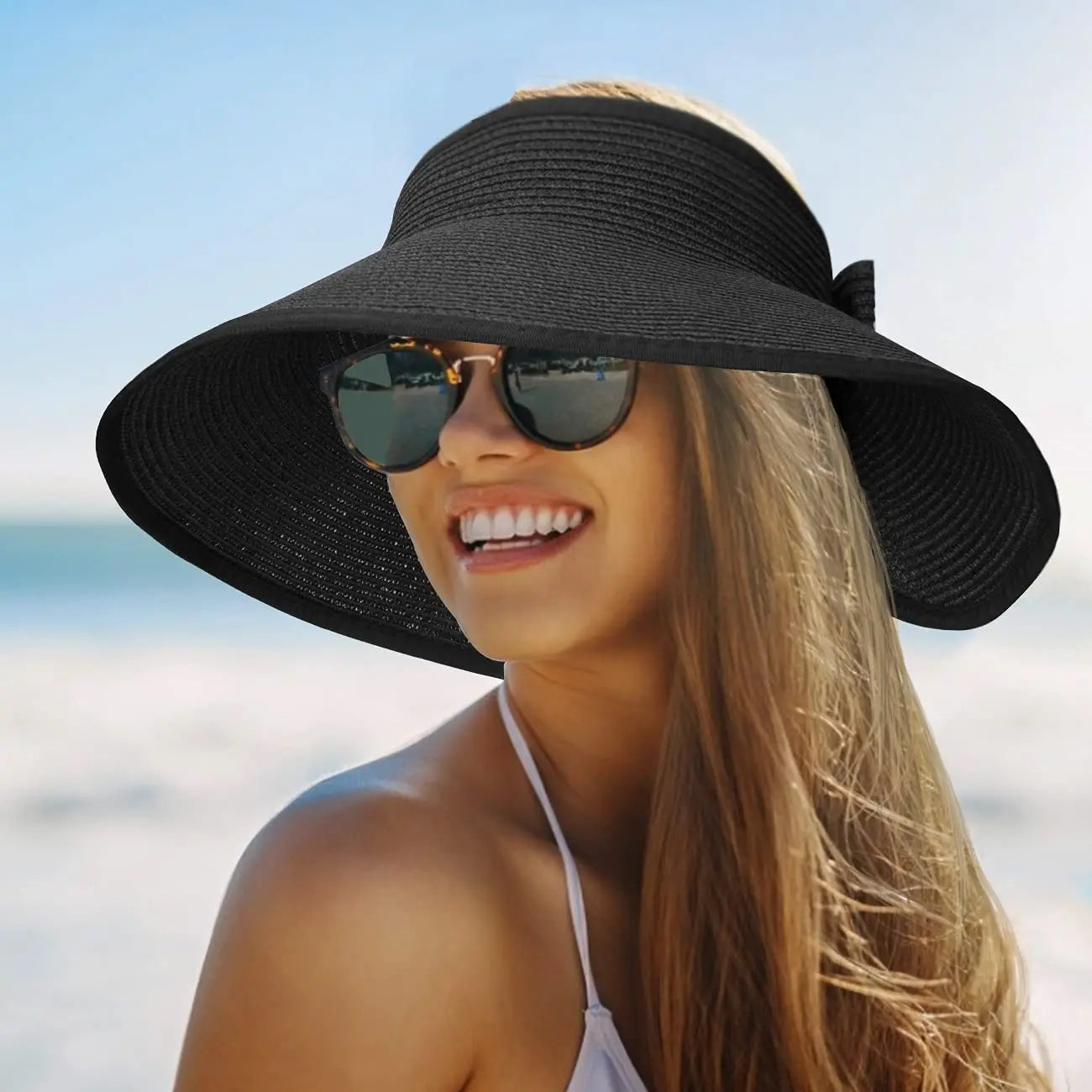 Orla Versatile Straw Wide-Brim Sun Hat – product detail view 4