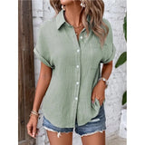 Cove Short-Sleeve Cotton Button-Up Shirt