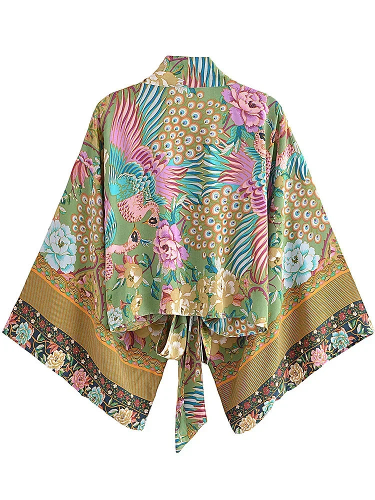 Keira Lightweight Floral Beach Kimono – alternate product view