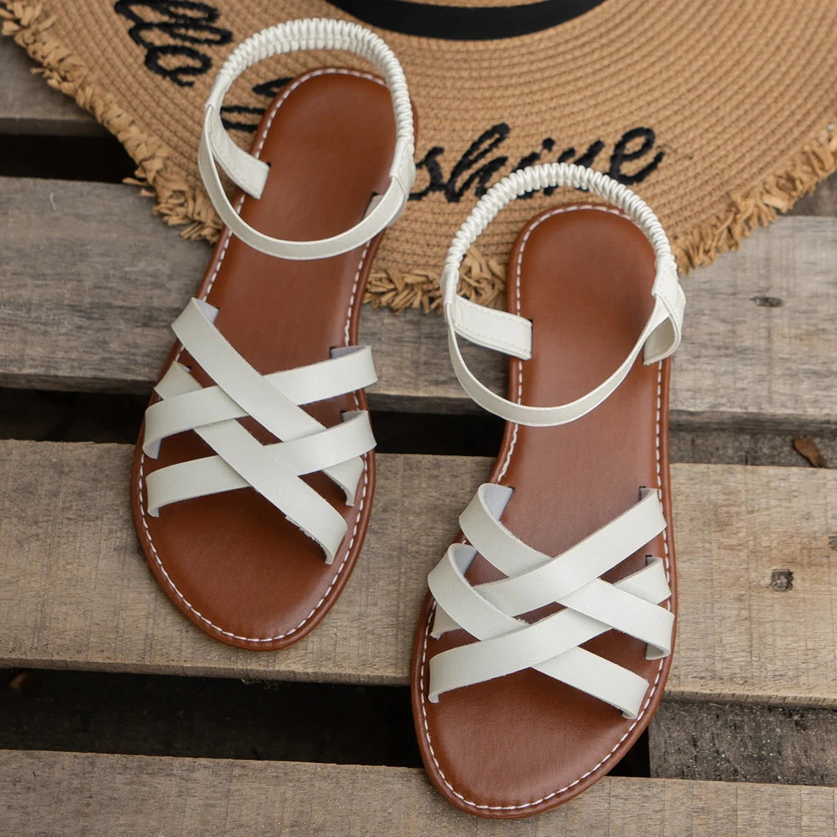 Rhea Classic Flat Everyday Sandals – product detail view 1