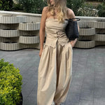 Cotton Lantern Trousers with Wide Leg – product detail view 4