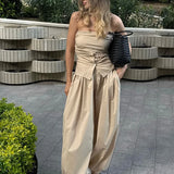 Cotton Lantern Trousers with Wide Leg – product detail view 4