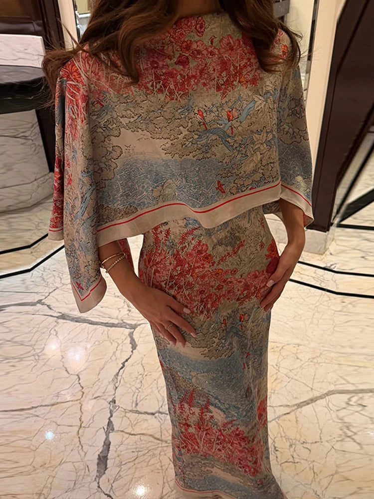 Mara Relaxed High-Waist Two-Piece Skirt Set – primary product view
