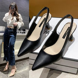 Black Pointed Toe Heels