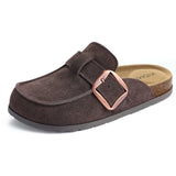 Dahlia Classic Suede Slip-On Mules – product detail view 7