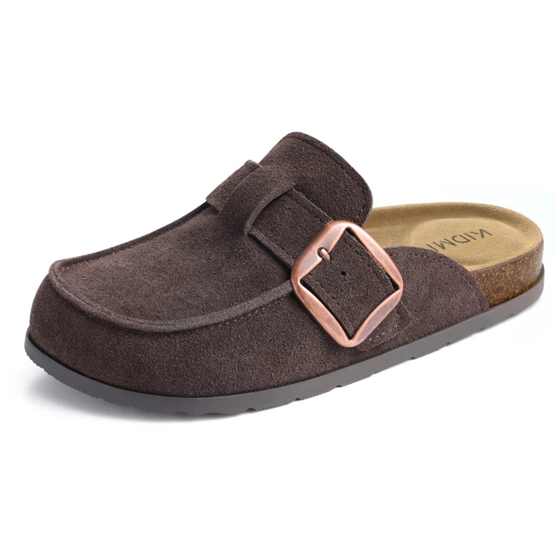 Dahlia Classic Suede Slip-On Mules – product detail view 7