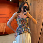 Haven Elegant Floral Open-Back Top – product detail view 5