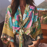 Keira Lightweight Floral Beach Kimono – product detail view 4