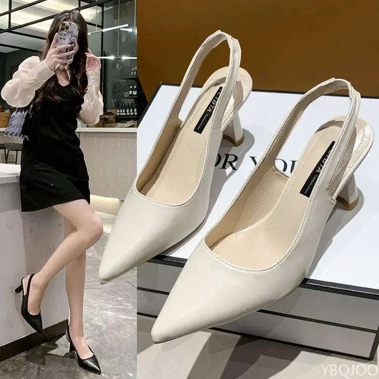 Black Pointed Toe Heels