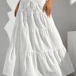 Panelled Maxi Skirt with Adjustable Straps – product detail view 2