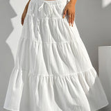 Panelled Maxi Skirt with Adjustable Straps – product detail view 2