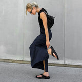 Isola Contemporary Striped High-Waist Maxi Skirt – product detail view 1