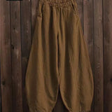 Cotton Wide Leg Pants