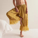 Floral Lace Lantern Trousers with Drawstring Waist – product detail view 14