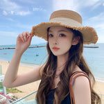 Lola Versatile Bow-Detail Straw Sun Hat – product detail view 3