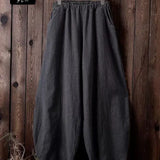 Cotton Wide Leg Pants