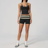 Amélie Polka-Dot and Stripe Yoga Set