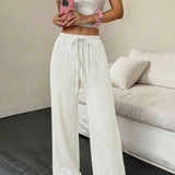 Relaxed Wide Leg Pants