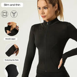 Aura Quick-Dry Long-Sleeve Fitness Jacket
