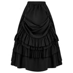 Tiered Ruffle Maxi Skirt with High Waist – product detail view 4