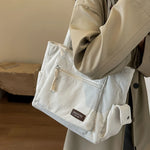 Liv Versatile Corduroy Velvet Crossbody Bag – product detail view 3