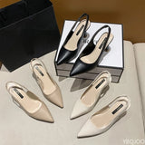 Black Pointed Toe Heels