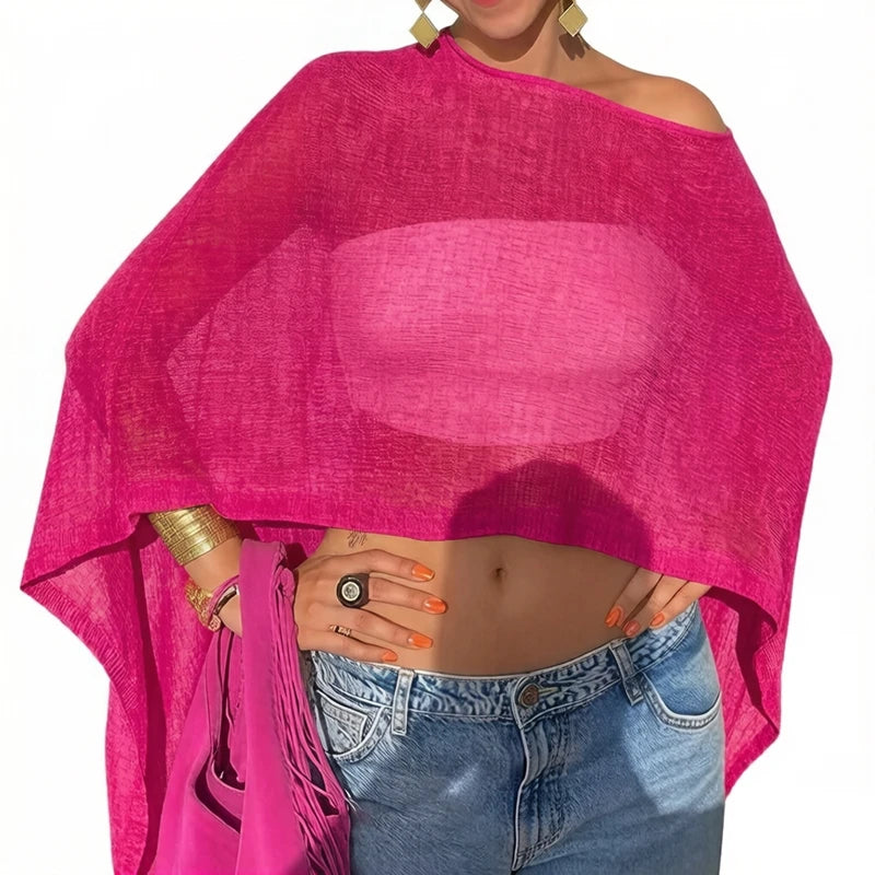 Fleur Lightweight Knit Beach Cover-Up – product detail view 12