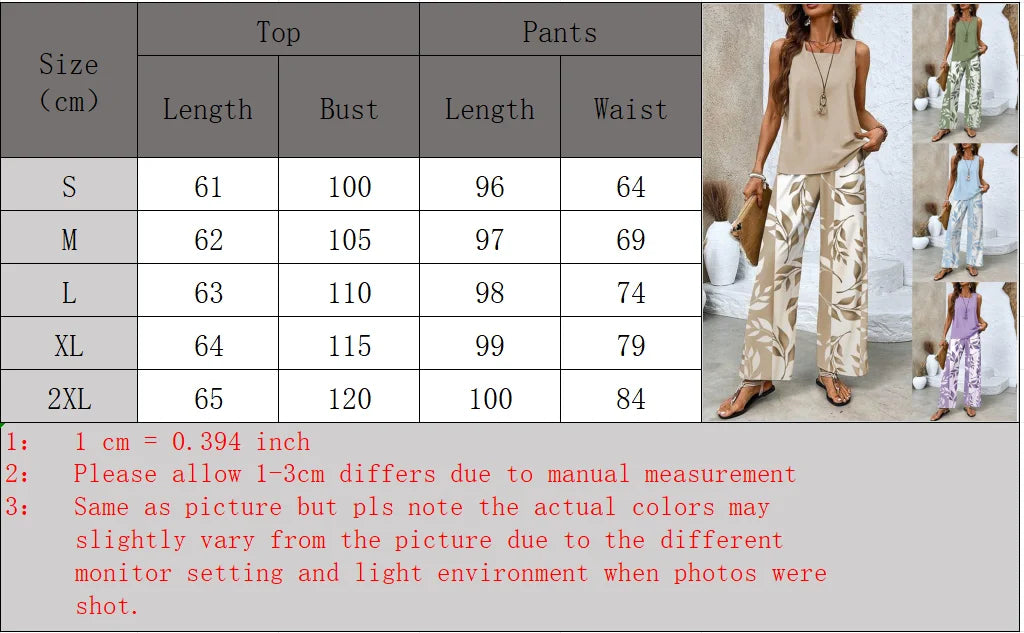Rue Relaxed Sleeveless Two-Piece Trouser Set – product detail view 4