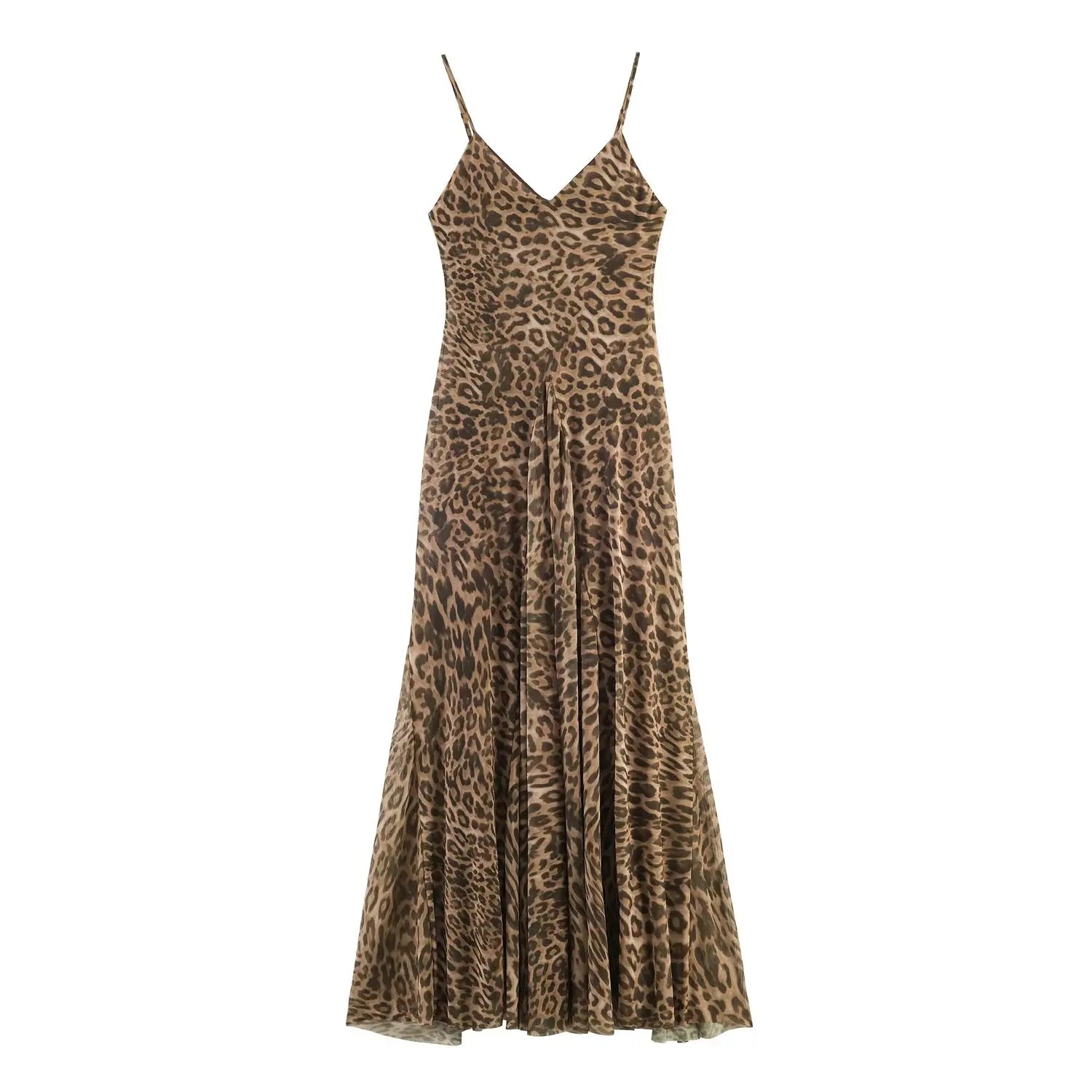 Dune Elegant Leopard-Print Open-Back Maxi Dress – product detail view 5