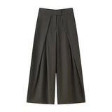Striped Pleated Trousers with High Waist – product detail view 9