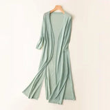 Soleil Longline Lightweight Knit Cardigan
