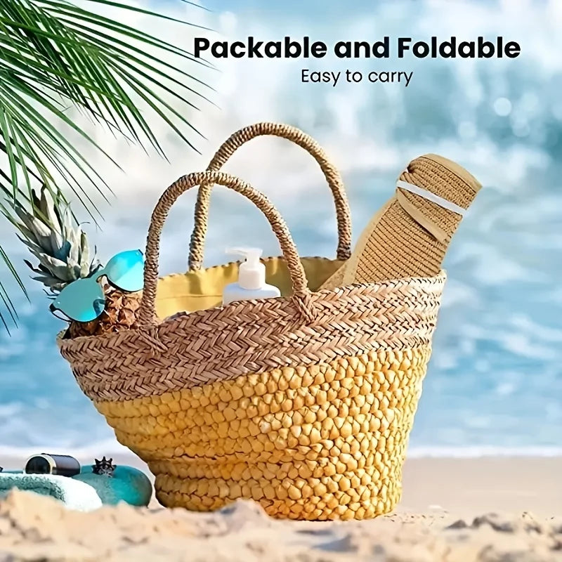 Orla Versatile Straw Wide-Brim Sun Hat – product detail view 3