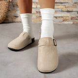 Comfortable Buckle-Strap Everyday Slip-On Clogs – product detail view 2