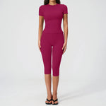 Two Piece Activewear Set with Capri Leggings – product detail view 1