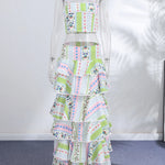 Harper Contemporary Floral Ruffle Skirt Set – product detail view 3