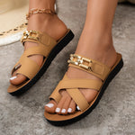 Esme Comfortable Lace Slip-On Sandals – product detail view 2