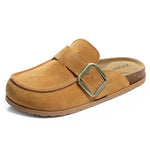 Dahlia Classic Suede Slip-On Mules – product detail view 8