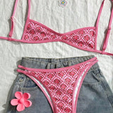 Juno Flattering Floral Two-Piece Bikini Set – primary product view