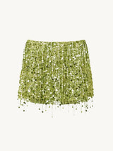 green skirt
