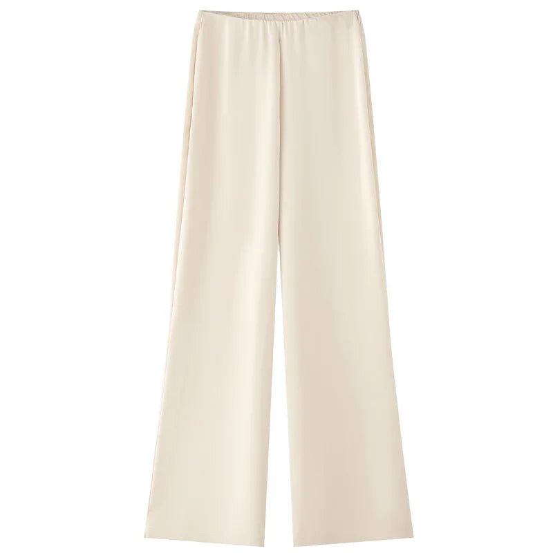 Satin Bustier and Wide Leg Trouser Set – product detail view 8
