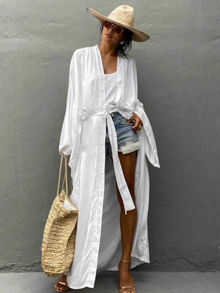Celeste Lightweight Summer Beach Kimono – product detail view 5