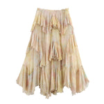 Tiered Ombre Print Maxi Skirt – product detail view 3