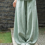 Cotton Wide Leg Pants