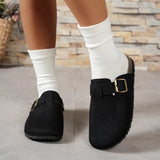 Comfortable Buckle-Strap Everyday Slip-On Clogs – product detail view 3