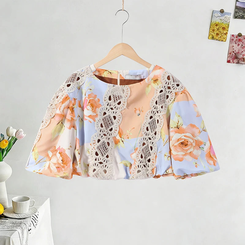 Harper Contemporary Floral Ruffle Skirt Set – product detail view 5