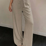 Relaxed Wide Leg Pants