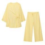 Blaire Relaxed Two-Piece Trouser Set – alternate product view