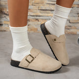 Comfortable Buckle-Strap Everyday Slip-On Clogs – product detail view 1