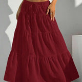 Panelled Maxi Skirt with Adjustable Straps – product detail view 8