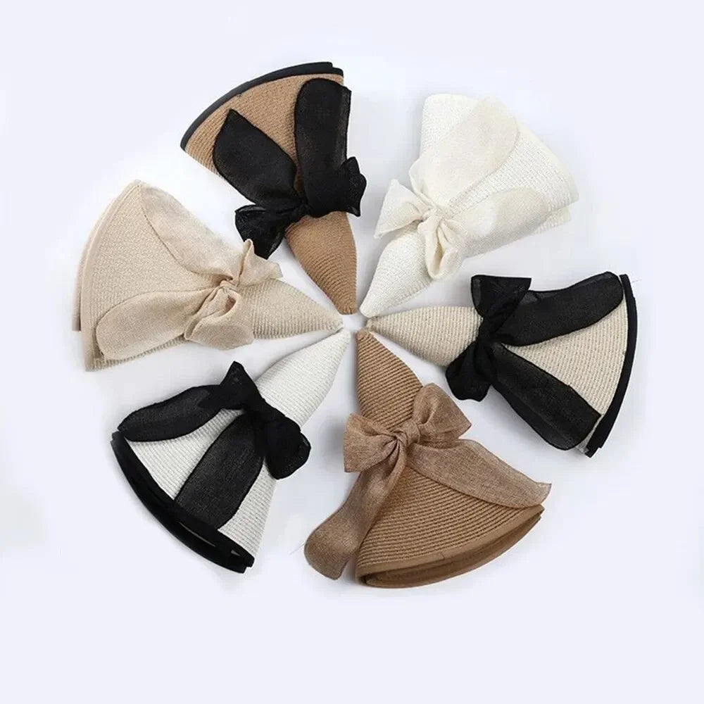 Maeve Versatile Bow-Detail Straw Sun Hat – product detail view 4
